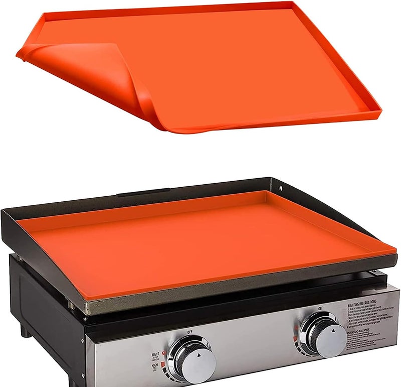 Protebox 22" Silicone Griddle Mat for Blackstone 22 Inch Grill, Heavy Duty Food Grade Silicone Griddle Cover, Protect Your Grill from Dirt & Rust All Year Round - Image 1
